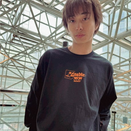 BBOY YU-KI & Taichi SIGNATURE MODEL "HAPPY FOOLS" L/S T-SHIRTS (BLACK)