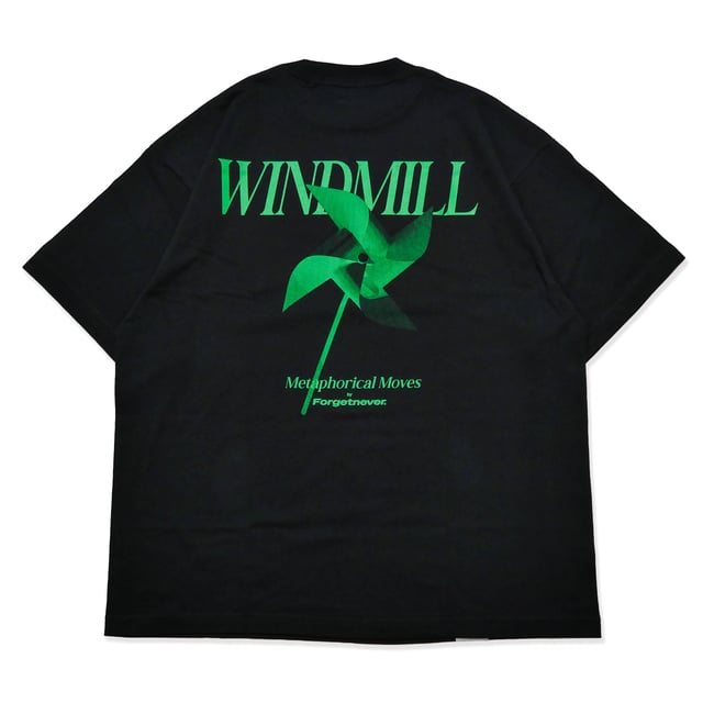 METAPHORICAL MOVES T-SHIRTS"WINDMILL"(BLACK)