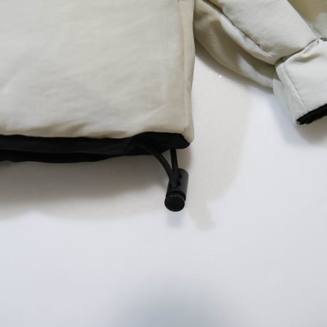 REVERSIBLE INNERCOTTON JACKET (BLACK/OFF WHITE)