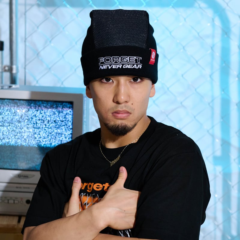 FGNV×SPIN CONTROL SPIN KNIT CAP (BLACK) | FORGE
