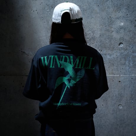 METAPHORICAL MOVES T-SHIRTS"WINDMILL"(BLACK)