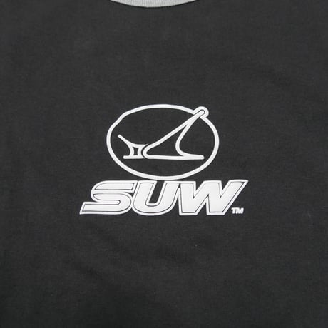 SUW WEAR×FORGET NEVER RINGER T-SHIRTS (SUMI/H.GRAY)