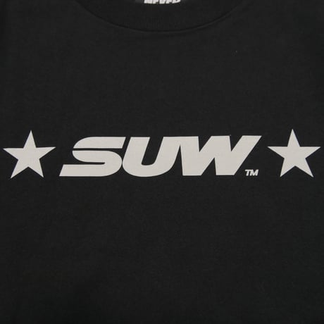 SUW WEAR×FORGET NEVER CLASSIC LOGO T-SHIRTS (BLACK)
