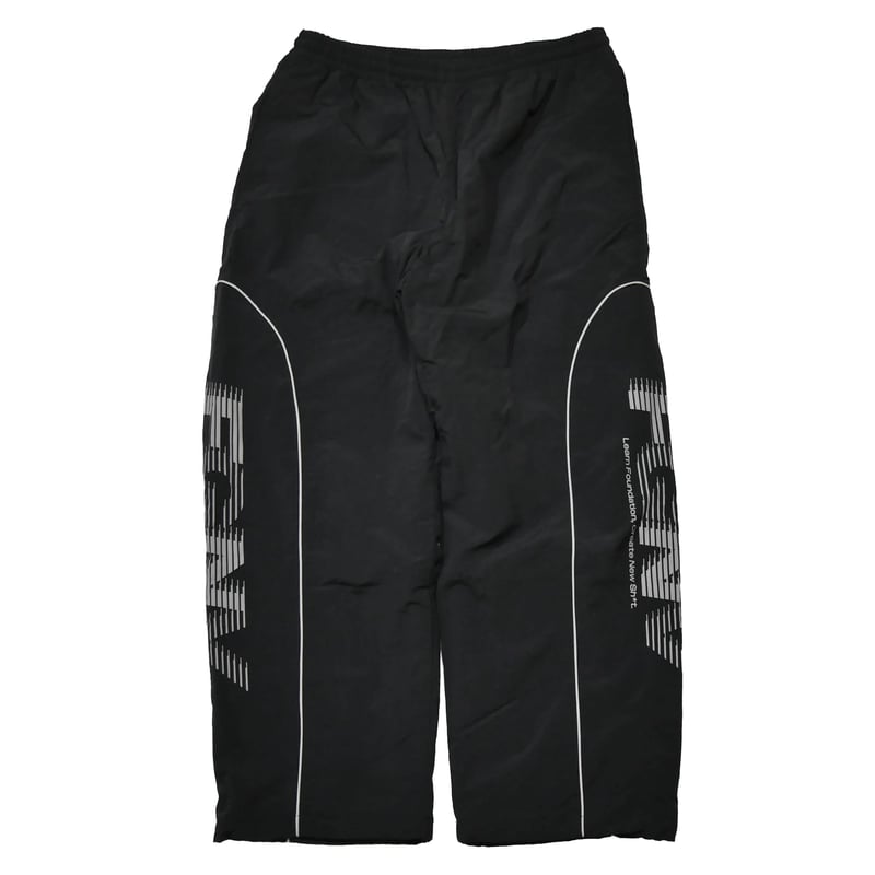 REFLECTIVE TRACK PANTS (BLACK) | FORGET NEVER C
