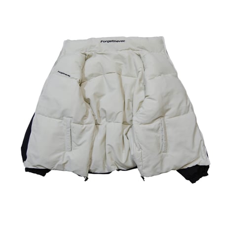 REVERSIBLE INNERCOTTON JACKET (BLACK/OFF WHITE)