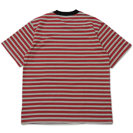 OLD ARCH MULTI BORDER T-SHIRTS (RED)