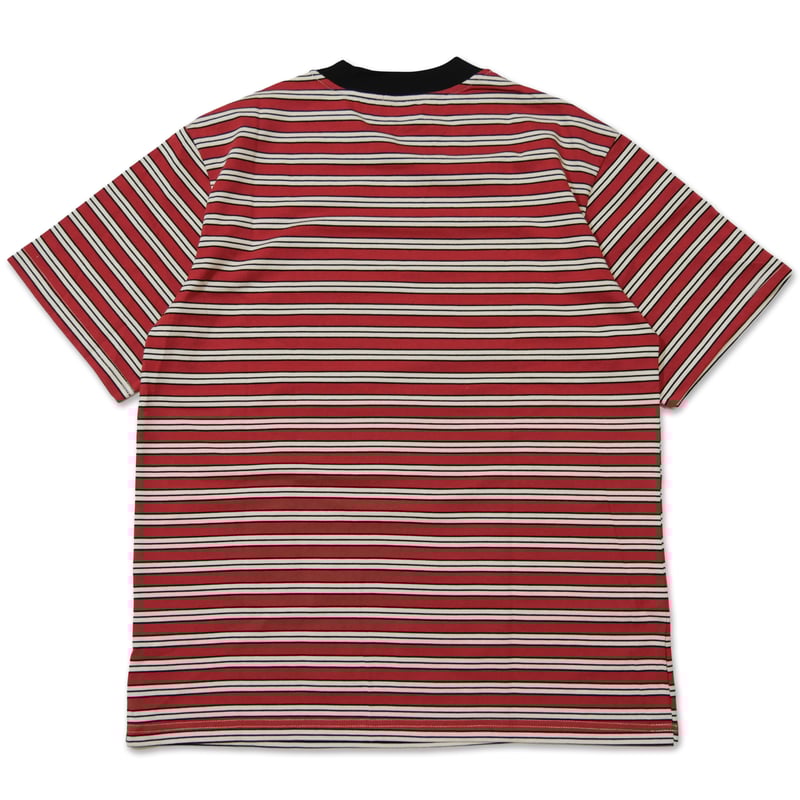 OLD ARCH MULTI BORDER T-SHIRTS (RED) | FORGET N