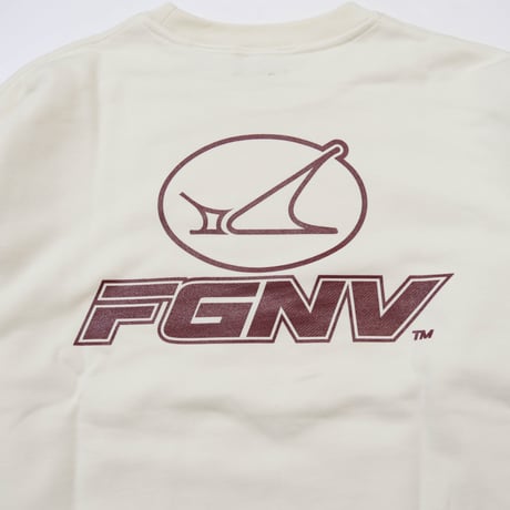 SUW WEAR×FORGET NEVER CLASSIC LOGO SWEAT SHIRTS (NATURAL)