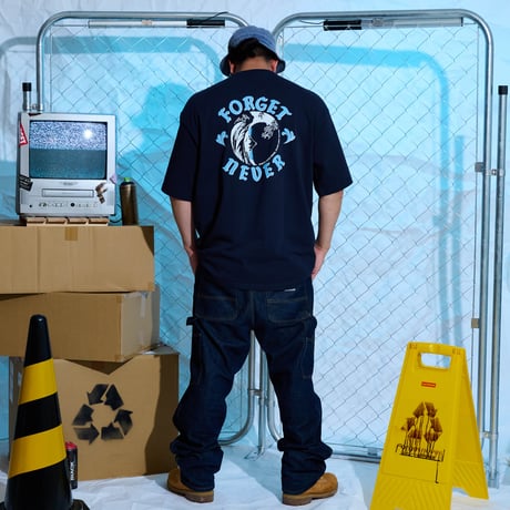 FLOW LIKE WATER T-SHIRTS (NAVY)