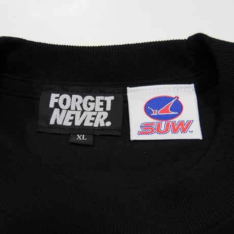 SUW WEAR×FORGET NEVER MOTO LONG SLEEVE T-SHIRTS (BLACK)