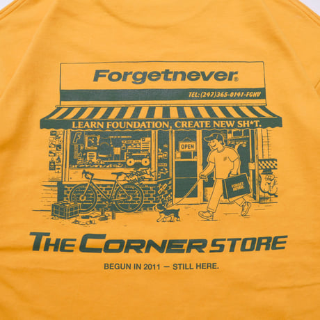 THE CORNER STORE T-SHIRTS(GOLD)