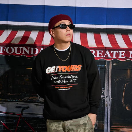 GET YOURS SWEAT SHIRTS(BLACK)