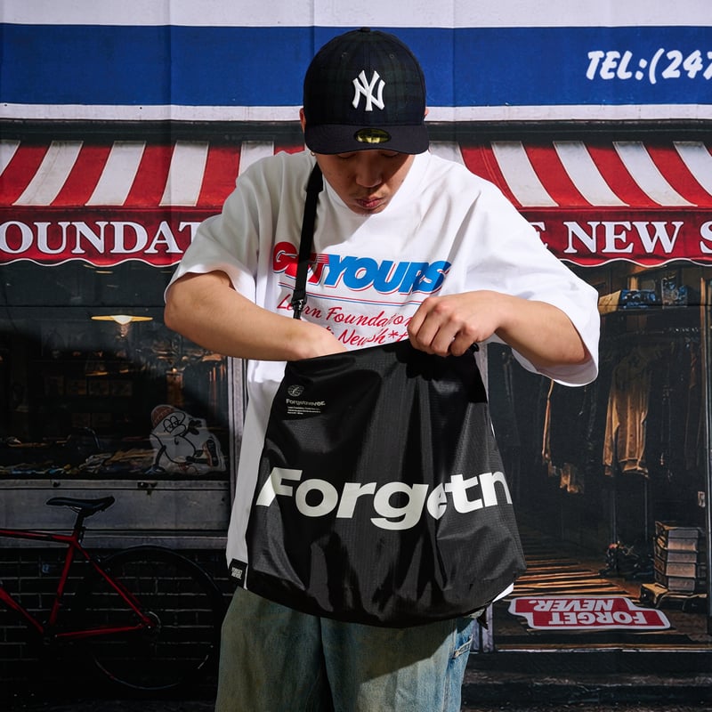 RIPSTOP 2WAY TOTE BAG(BLACK) | FORGET NEVER CLO