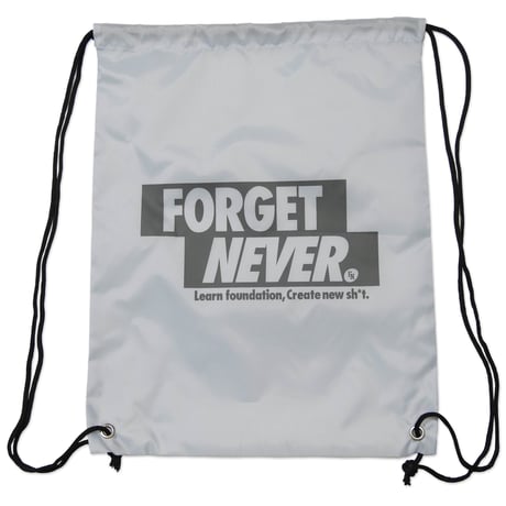 BOX LOGO draw string bag (L.GRAY)