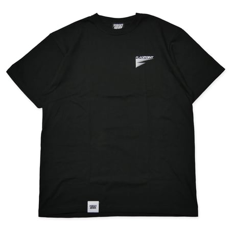 FLAG POINT x FORGET NEVER / LINE LOGO TEE (BLACK)