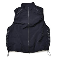 SIDE LOGO NYLON VEST (NAVY)