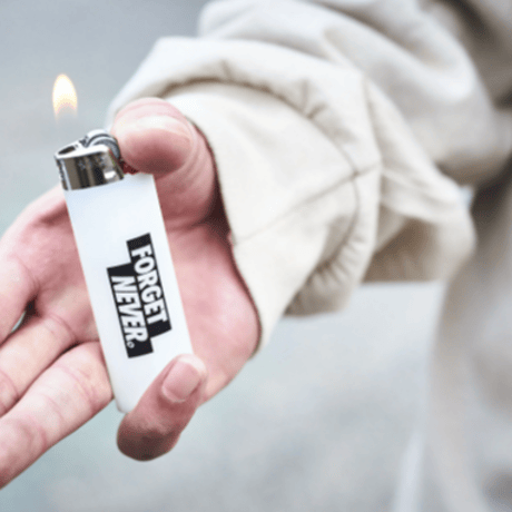 BOX LOGO BIC CIGARETTE LIGHTER 【 ORANGE 】