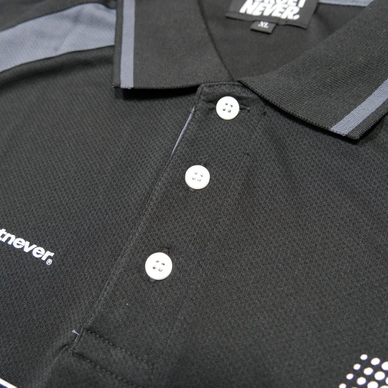 ACTIVE GAME POLO T-SHIRTS (BLACK) | FORGET NEVE