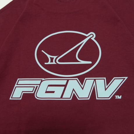 SUW WEAR×FORGET NEVER CLASSIC LOGO T-SHIRTS (BURGUNDY)