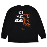 BBOY YU-KI & Taichi SIGNATURE MODEL "HAPPY FOOLS" L/S T-SHIRTS (BLACK)