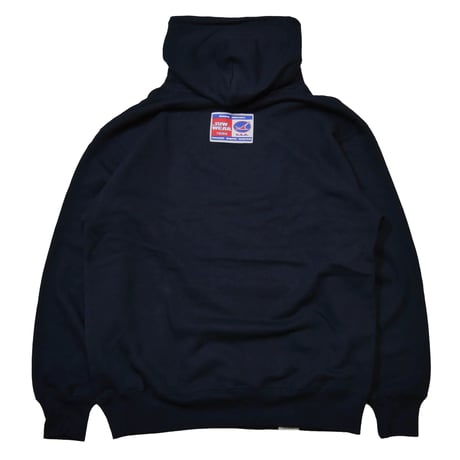 SUW WEAR×FORGET NEVER CLASSIC LOGO HOODIE (NAVY)