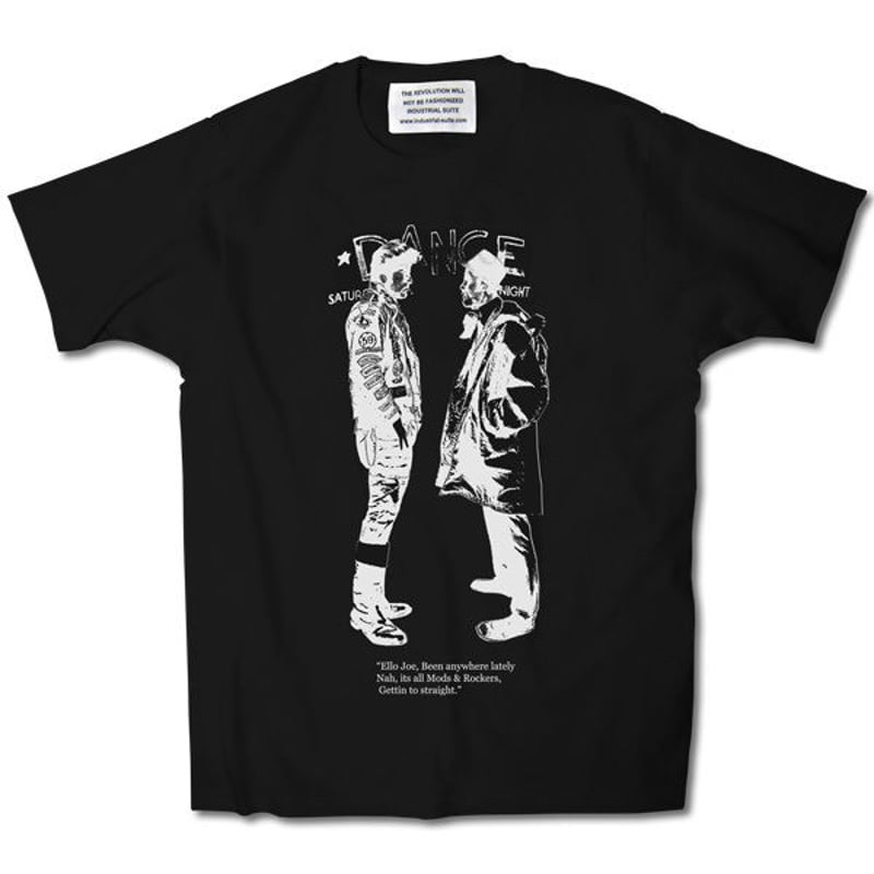 THEMODS Tシャツ・タオル他set MODS vs ROCKERS TEE【BLACK】 | INDUSTRIAL SUITE