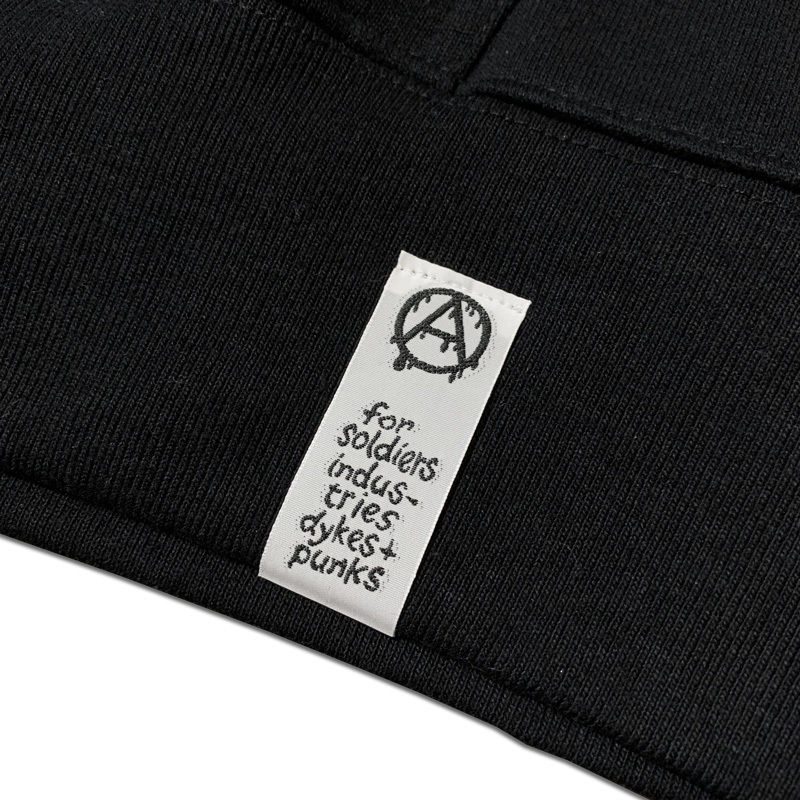 SWAROVSKI FUCK! HOODIE【BLACK】 | INDUSTRIAL SUITE