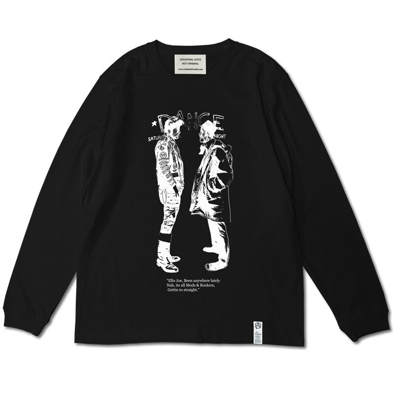 MODS vs ROCKERS LONG SLEEVE TEE【BLACK】 | INDUST