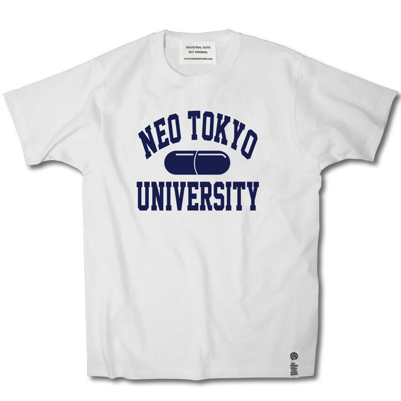 NEO TOKYO UNIVERSITY TEE【WHITE】 | INDUSTRIAL SUITE