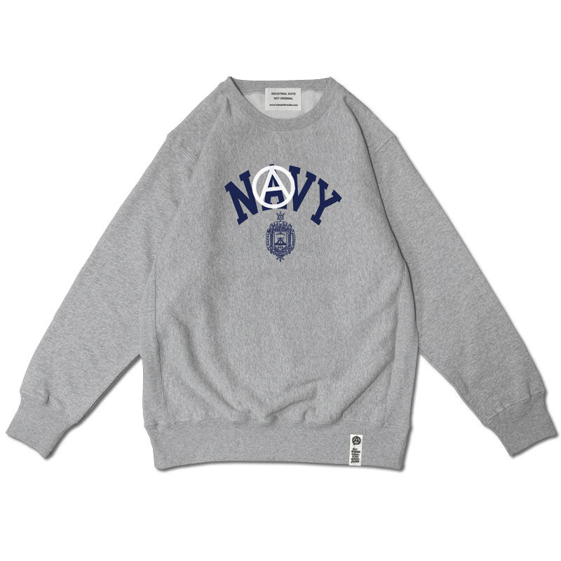 ANARCHY NAVY SWEAT【GRAY】 | INDUSTRIAL SUITE