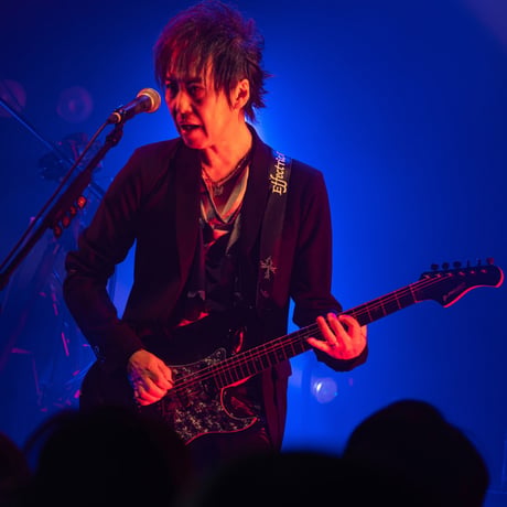 【 50mm Width Soft Leather Guitar Strap / ANK Spots & EFG Print Design 】（Takeshi Honda Model）
