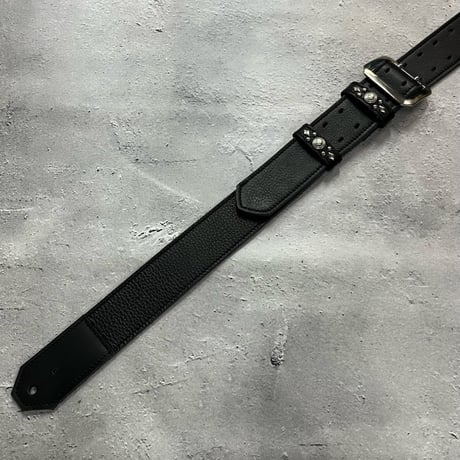 【 42mm Width Soft Leather Guitar Strap / Standard Design 】