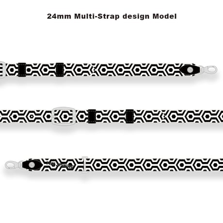 【 50mm Width Soft Leather Guitar Strap / THE SPiKiNG Print Design 】（HISASHI Model）