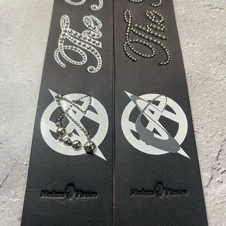 【 50mm Width Hard Leather Guitar Strap / The Millennium Eve 2025 Design 】（SUGIZO Model）