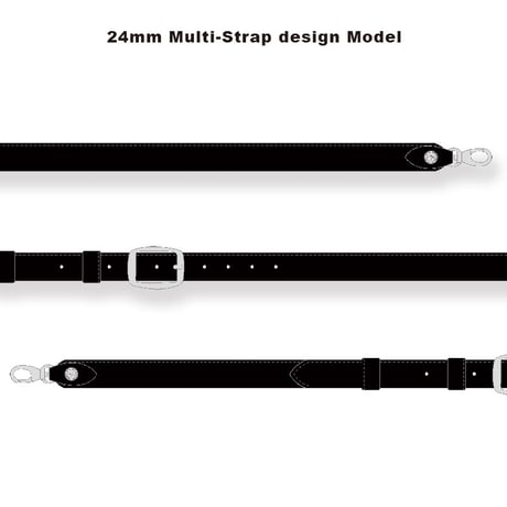 【 60mm Width Soft Leather Guitar Strap / Standard Design 】