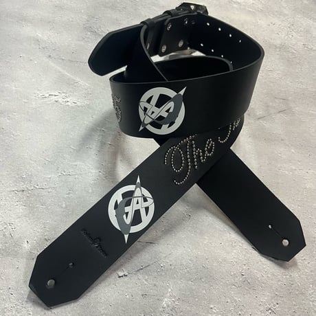 【 50mm Width Hard Leather Guitar Strap / The Millennium Eve 2025 Design 】（HISASHI Model）