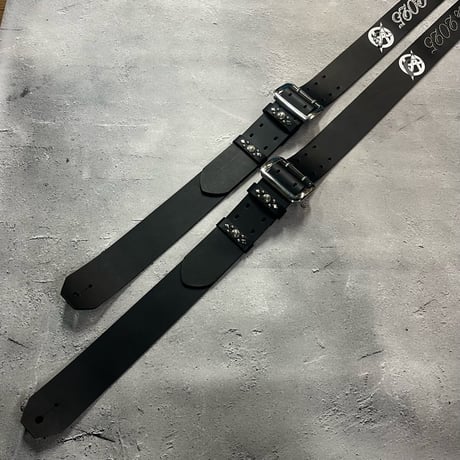 【 50mm Width Hard Leather Guitar Strap / The Millennium Eve 2025 Design 】（SUGIZO Model）