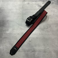 【 50mm Width Cloth & Soft Leather Guitar Strap / Tartancheck Design 】