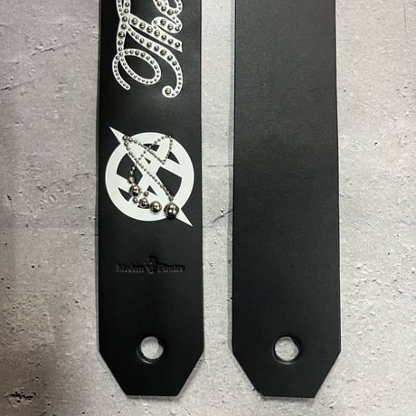 【 50mm Width Hard Leather Guitar Strap / The Millennium Eve 2025 Design 】（SUGIZO Model）