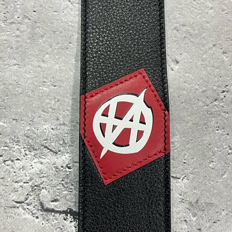 【 50mm Width Soft Leather Guitar Strap / DESPIKEY Print Design 】（HISASHI Model）
