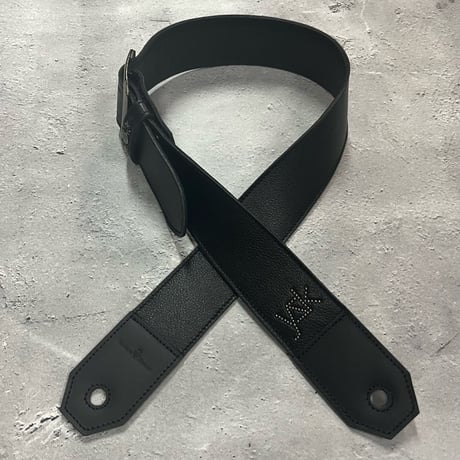 【 50mm Width Soft Leather Guitar Strap / Standard Design 】（ysk Model）