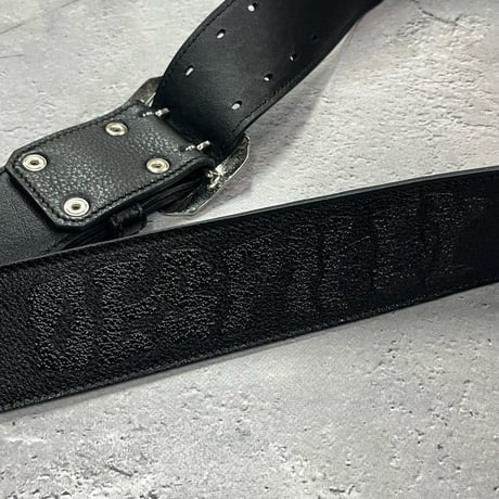【 50mm Width Soft Leather Guitar Strap / DESPIKEY Print Design 】（HISASHI Model）