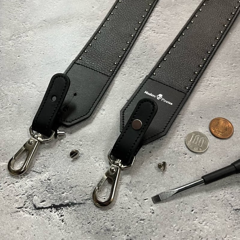 ストラップ RT-156367 Leather Guitar Strap Parts / Change to Should