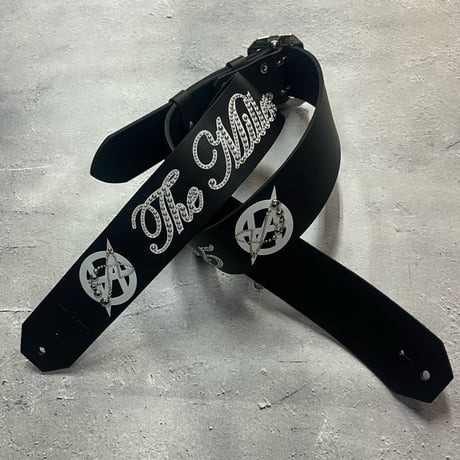 【 50mm Width Hard Leather Guitar Strap / The Millennium Eve 2025 Design 】（SUGIZO Model）