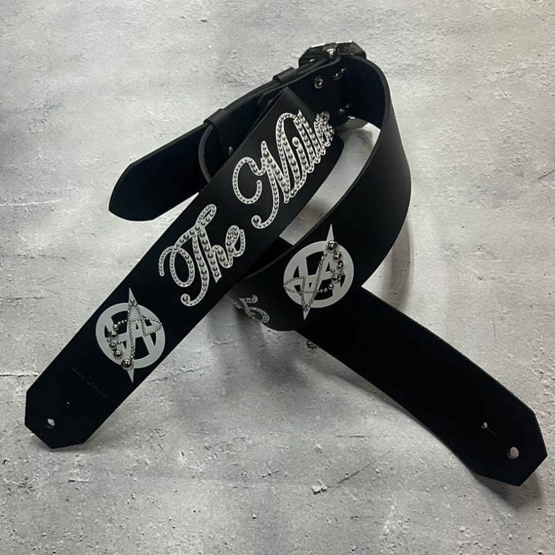 50mm Width Hard Leather Guitar Strap / The Mi