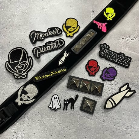 【 62mm wide Velcro Type Guitar Strap 】