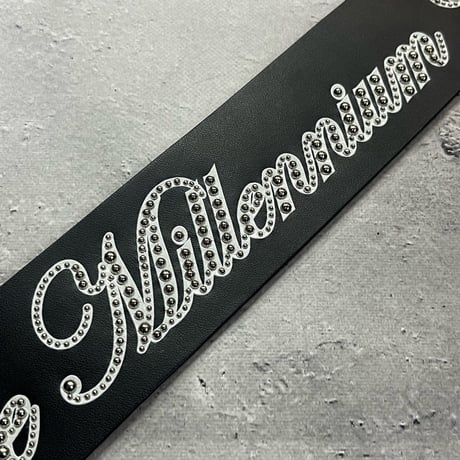 【 50mm Width Hard Leather Guitar Strap / The Millennium Eve 2025 Design 】（SUGIZO Model）