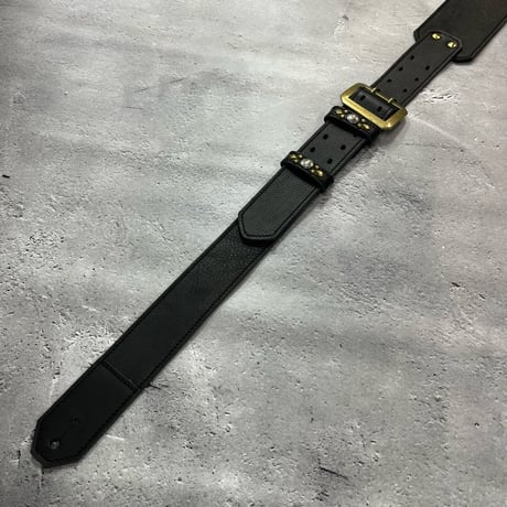 【 70mm Width Soft Leather Guitar Strap / Standard Design 】