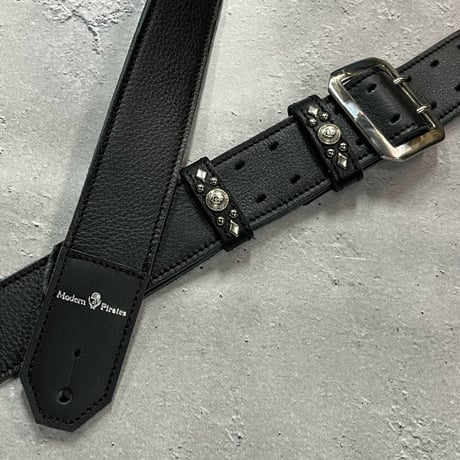 【 42mm Width Soft Leather Guitar Strap / Standard Design 】