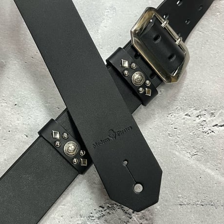 【 42mm Width Hard Leather Guitar Strap / Standard Design 】